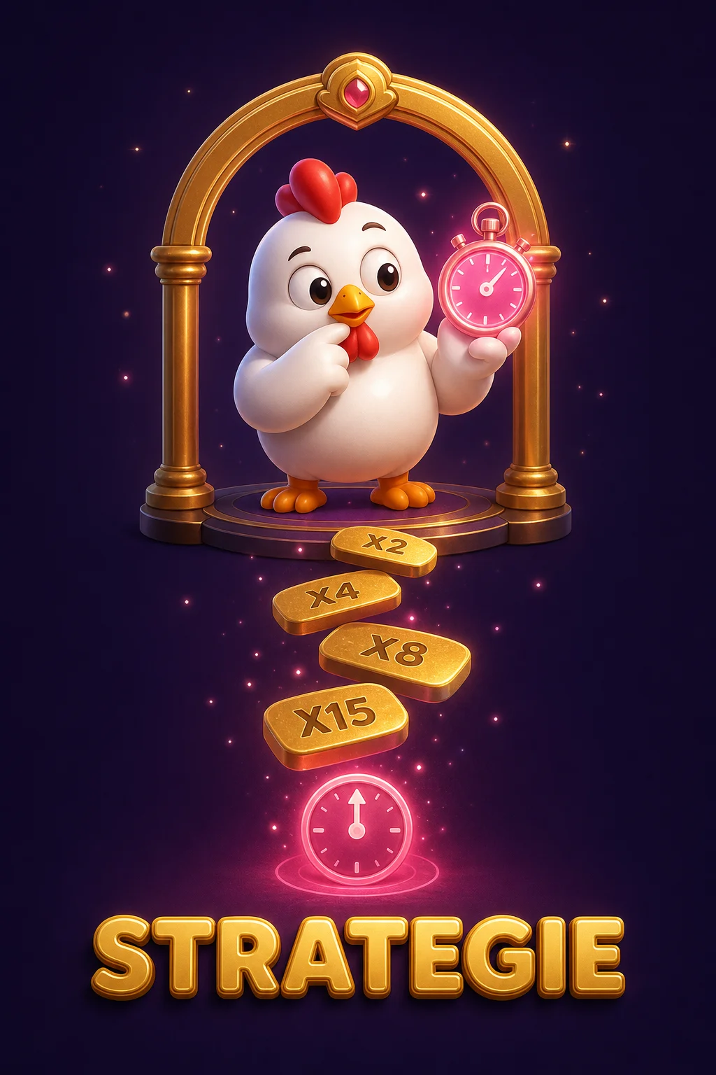 Chicken Road Strategie Diagramm mit Cashout-Multiplikator x1,5 bis x2,5